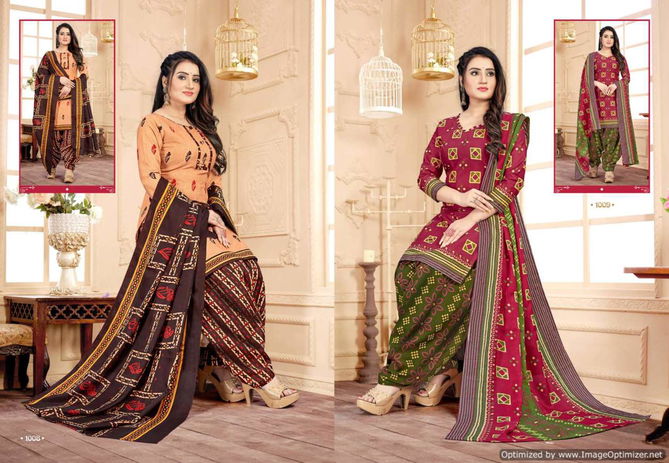 Patiyala Special 1001 Regular Wear Wholesale Cotton Dress Material
